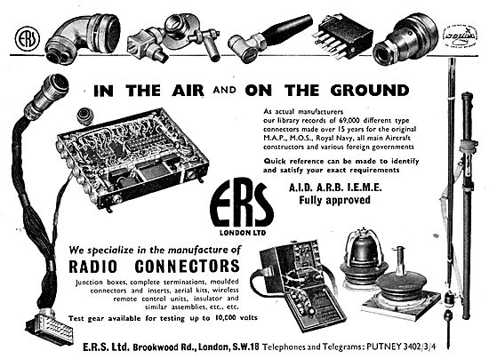 ERS Electronic & Radar Services Radio Connectors                 