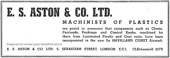 E.S. Aston Machinists Of Plastics 1949                           