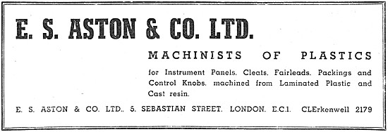 E.S. Aston Machinists Of Plastics                                