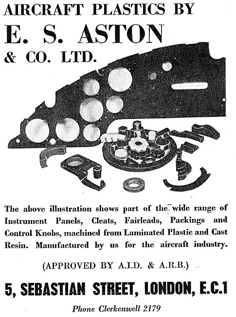 E.S. Aston - Plastics Machining                                  