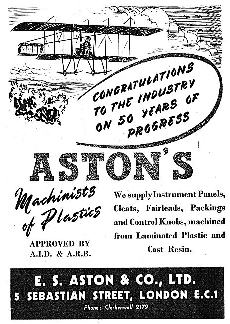 E.S. Aston - Plastics Machining                                  