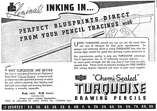 Eagle Turquoise Drawing Pencins                                  