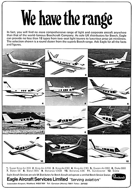 Eagle Aircraft Services Beechcraft Sales & Service               