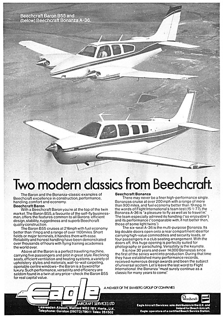 Eagle Aircraft Services - Beechcraft Sales & Service             