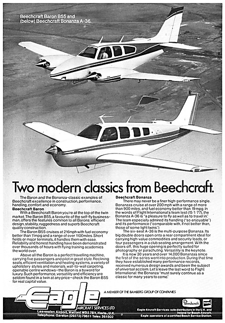 Eagle Aircraft Services - Beechcraft Sales & Service             