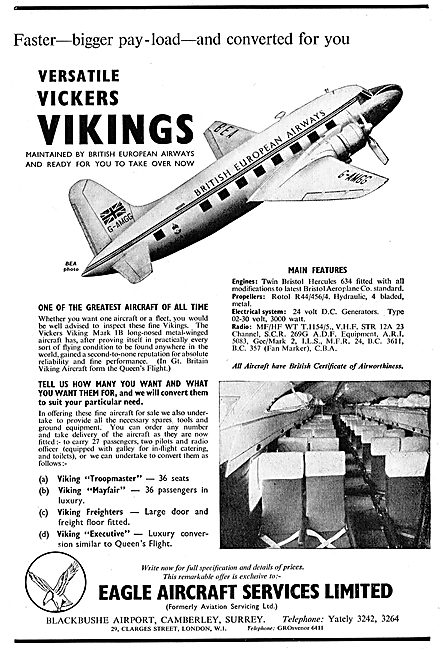 Eagle Aircraft Services - Viking Conversions. Blackbushe         