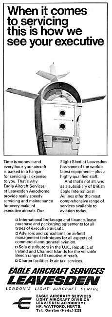 Eagle Aircraft Services Leavesden 1967                           