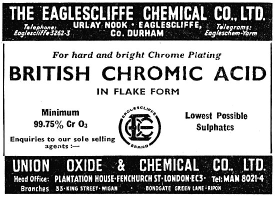 Eaglescliffe Chemical - Chromic Acid                             