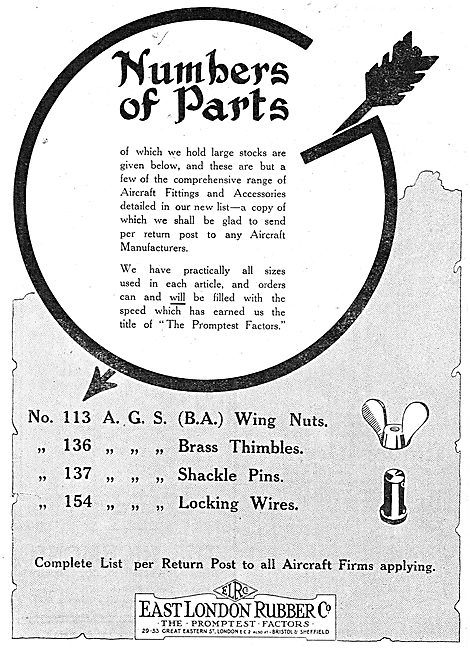 East London Rubber Company Co - Aircraft Parts Stockists         