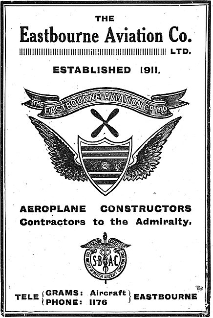 Eastbourne Aviation - Aeroplane Constructors                     