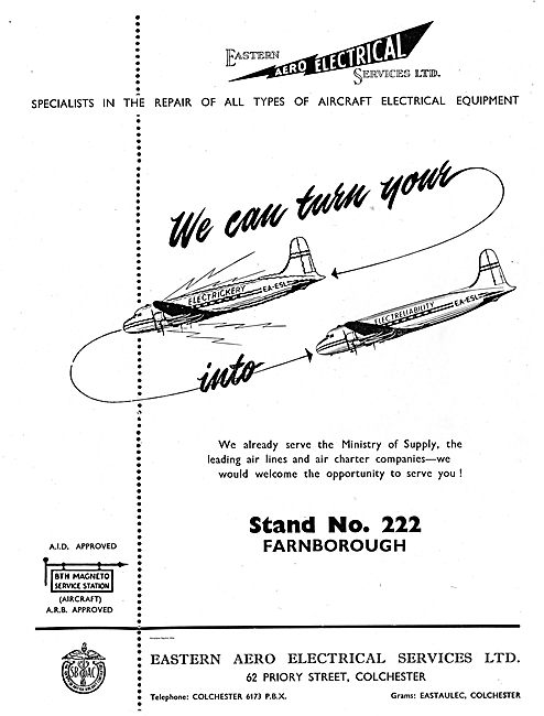 Eastern Aero Electrical Services Aircraft Electrical Repairs     