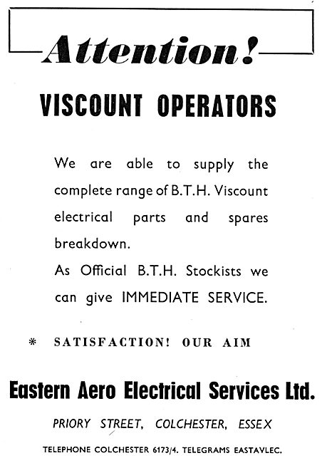 Eastern Aero Electrical Services                                 