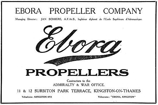 Ebora Propellers 1916                                            