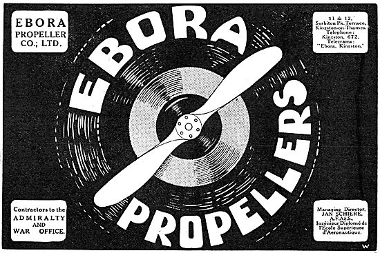 WW1 Ebora Propellers 1917                                        