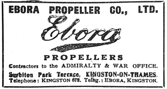 Ebora Propellers 1917                                            