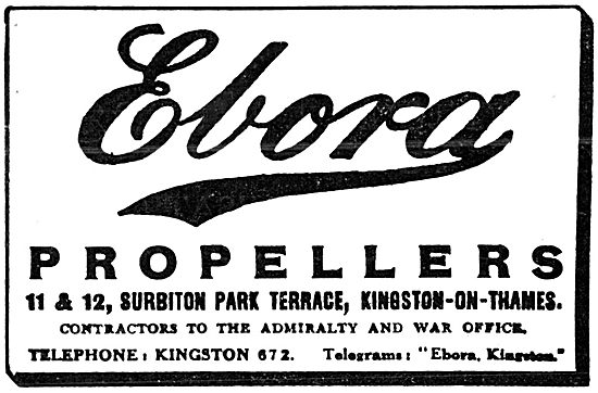 Ebora Propellers - 11 & 12 Surbiton Park Terrace.                