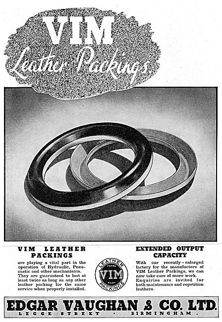 Edgar Vaughan - VIM  Leather Packings                            