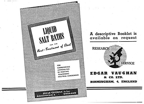 Edgar Vaughan - Oils & Compounds For The Metal-Working  Industry 