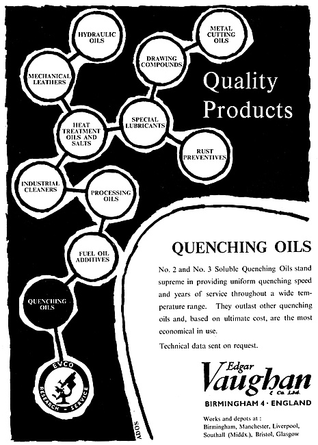 Edgar Vaughan - Oils & Compounds For The Metal-Working  Industry 