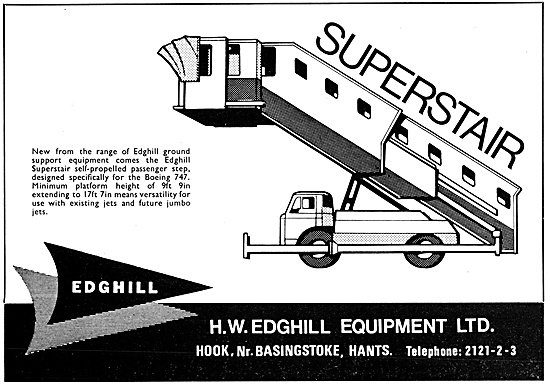 Edghill Ground Support Equipment - Passenger Stairs              