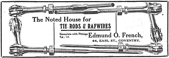 Edmund O.French Tie Rods & RAFWires                              