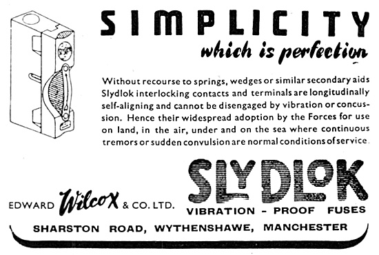 Edward Wilcox Slydlok Electrical Fuses                           