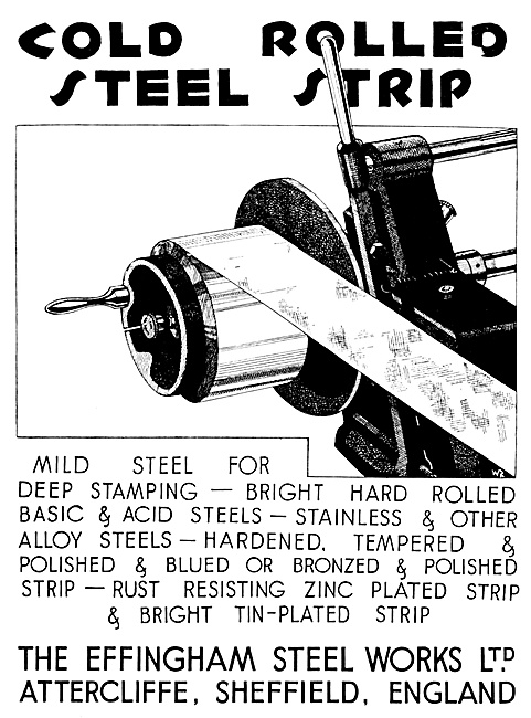 The Effingham Steel Works - Cold Rolled Steel Strip              