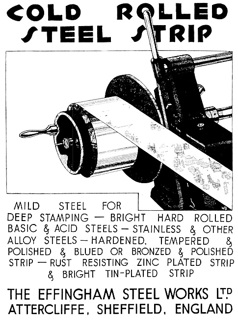 The Effingham Steel Works - Cpld Rolled Steel Strip              