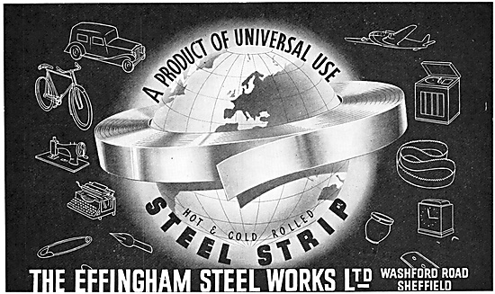 The Effingham Steel Works - Hot & Cold Rolled Steel Strip 1952   