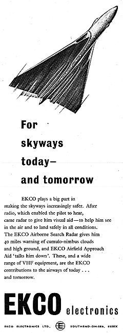 Ekco Airfield Radar & VHF Comms Equipment                        