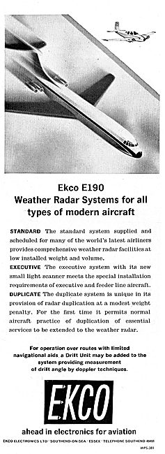 Ekco E190 Weather Radar                                          