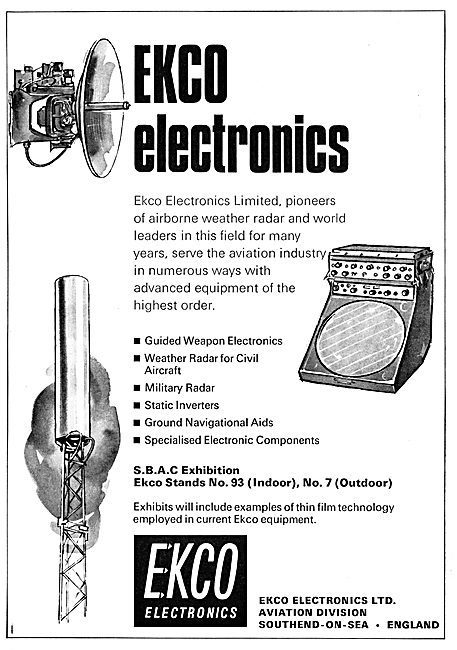 Ekco Electronics - Radar                                         