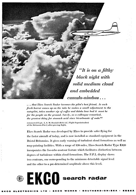 EKCO Airborne Search Radar - EKCO Aircraft Weather Radar         