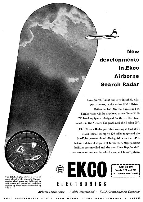 EKCO Airborne Search Radar - EKCO Aircraft Weather Radar         