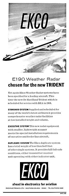 Ekco E190 Weather Radar                                          