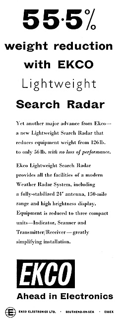 Ekco Aircraft Radar                                              