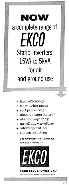Ekco Static Inverters                                            