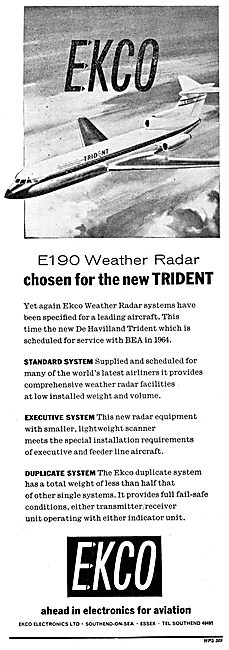 Ekco E190 Weather Radar                                          