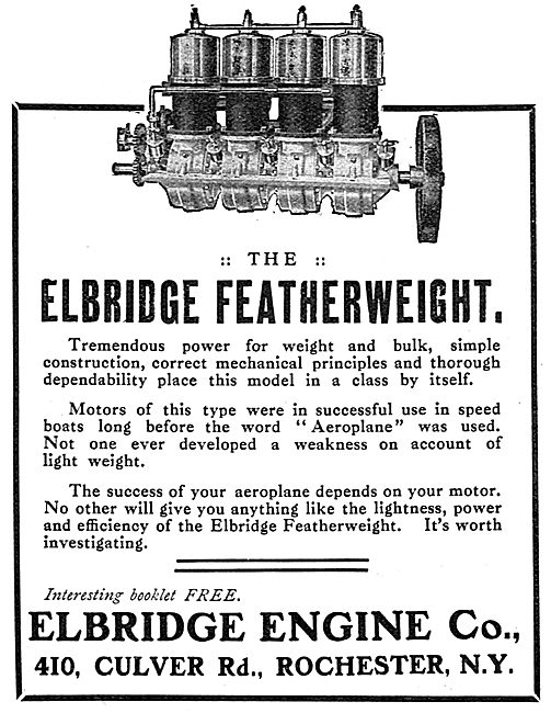 Elbridge Engine Co. Culver Rd. Rochester N.Y. Featherweight      