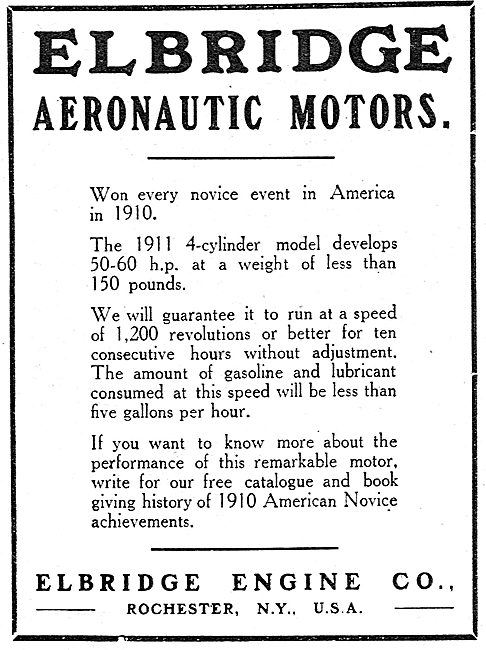 Elbridge Aeronautic Motors                                       