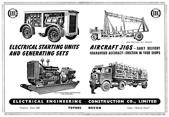 Electrical Engineering Construction Co - Aircraft Jigs           