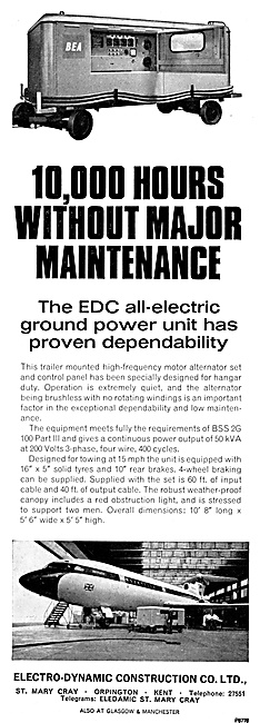 Electro-Dynamic  Ground Power Units. GPU                         