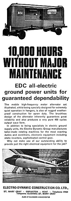 Electro-Dynamic Construction GPU Ground Power Units              