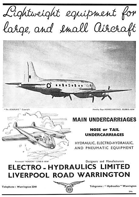 Electro-Hydraulics Hydraulic & Pneumatic Eqiupment               