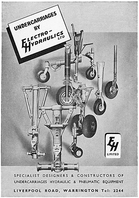 Electro Hydraulics Aircraft Undercarriages & Components          