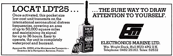 Electronics Marine LOCAT LDT25 Portable Emergency Radio          