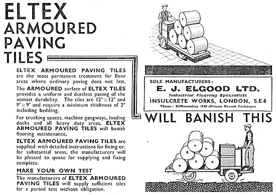 E.J.Elgood - Eltex Armoured Paving Tiles                         