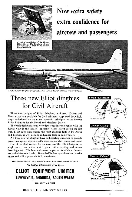 Elliot Equipment. P.B.Cow Aircraft Emergency & Survival Equipment