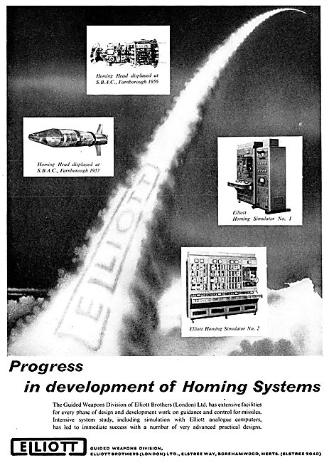 Elliott Brothers Guidance & Controls For Guided Missiles         