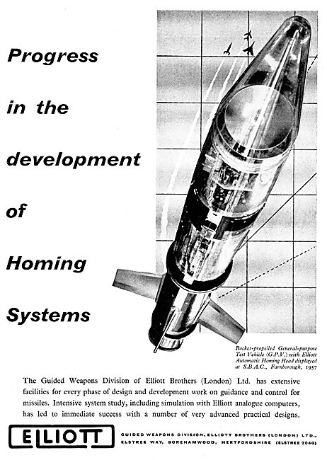 Elliott Brothers Guidance & Controls For Guided Missiles         